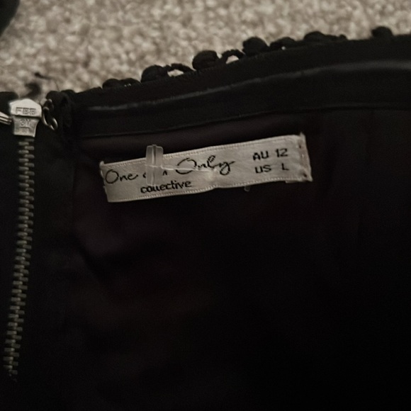 Black Strapless Dress - Picture 7 of 7